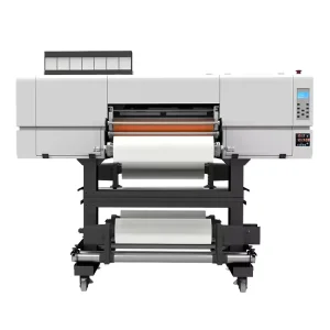 Automatic UV DTF Printer Machine 24-Inch 4head A1 Crystal 600mm Label I3200 Gold Film Warranty