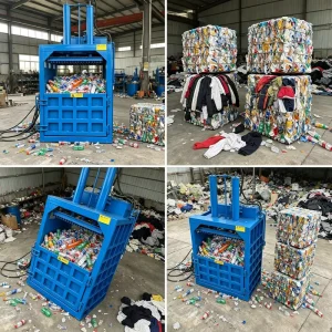 Automatic Vertical Hydraulic Baling Press for Cardboard Carton Plastic Film Compression