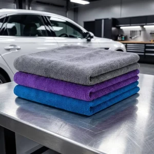 Automotive Care Wipe Nano Brushed Microfibre Streak Free Soft 450GSM Durable Car Interior Exterior Vendor Factory