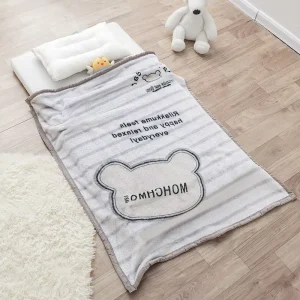 Autumn Winter Children’s Fleece Baby Sheet Knitted Double Layer Thickened Skin Friendly Raschel Eco Friendly Animal