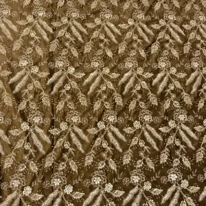 Autumn Winter Corded Sequin Embroidery Suede Fabric Thick Faux Suede Cloth for Coats Bags and Decorative Pillows