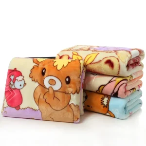 Autumn and Winter Child’s Blanket Raschel Soft and Comfortable Cartoon Kid Blanket