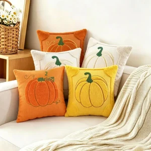 Autumn-pattern American Style Polyester Indoor Outdoor Decorative Sofa Throw Pillows Cushion Covers Factory Offers