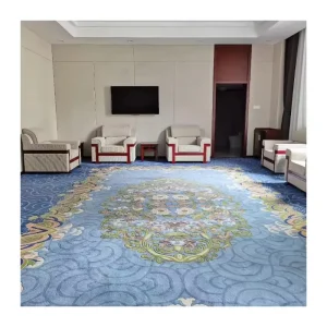 Axminster 5 Star Hotel Wall to Wall Corridor Carpet Room Printed Carpet Luxury Hotel Lobby Carpet