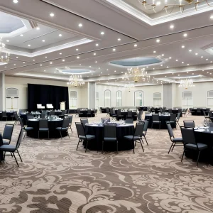 Axminster Machine Made Wool Nylon Wall to Wall Carpet for Hotels Banquet Halls Commercial Spaces Custom Stain Resistant PET