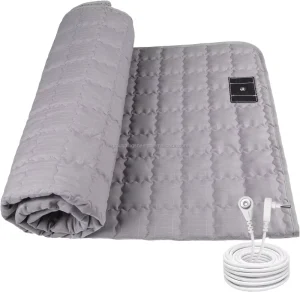 BLOCK EMF Model 06# ESD Grounding Mat 5% Silver Fiber Organic Cotton Breathable Conductive Blanket for Bedding Use