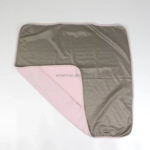 BLOCK EMF Silver Fiber Organic Cotton Anti Radiation EMF Protective Blanket for Pregnant Women Babies 5G Four Seasons Use