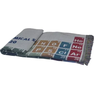 BLUE PHOENIX Blanket Pure Cotton Jacquard Tapestry Decorate hang Blanket Photo Periodic Table of Chemical element Blanket