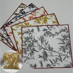BRAVAIS Jacquard Chenille Upholstery Fabric Sofas Chinese Bamboo Can Be Used for Sofa Pillow Fabrics