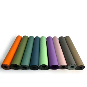 BSCI FSC OEM ODM Coconut PU Rubber Yoga Mat Foldable PU Travel Yoga Mat