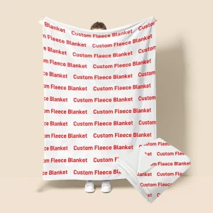 BSCI Factory Custom Design Super Soft Plush Fleece Blank Throw Blanket Sublimation Printing Photo Flannel Blanket With Team Logo