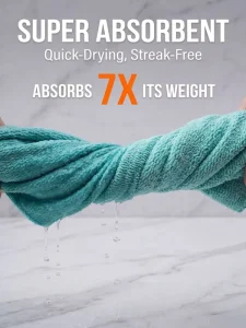 BZX 180GSM Microfiber Cloth 80% Polyester 20% Polyamide High Quality Super Absorbent Antibacterial Eco Friendly for Home Car Use