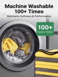 BZX Coral Fleece Car Drying Towel Scratch Free Streak Free for Auto Detailing & Polishing
