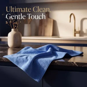 BZX Microfiber Square Plain Cleaning Cloth Scratch Free High Absorbent Ultra Soft Towel Home Car Kitchen Drying Washing Towel