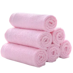 Baby 100%Bamboo Washcloth Face Wash Cloth Towel Printed Baby Soft Baby Face Towels