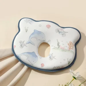 Baby Cotton Pillow All Season for Bedding to Prevent Head Tilting Adjustable Bed Pillow for Newborn Kids’ Bedding Products