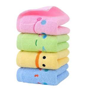 Baby Cotton Towels Soft Antimicrobial Non Fade Non Shedding Washcloths Bulk Bedroom Kitchen Bathroom Closet