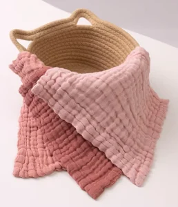 Baby Face Cloth Baby Bath Towel Handkerchief Cotton Burp Cloth Soft Absorbent Gauze Kindergarten Washcloth