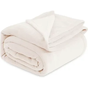 Baby Flannel Woven Throw Blanket All Season Super Soft Eco friendly Cozy Blanket for Bed or Couch