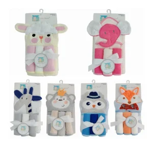Baby Hooded Towels Bath Towels for Boys and Girls Washcloth with Cute Design Shower Towel Gift for Newborns and Infants