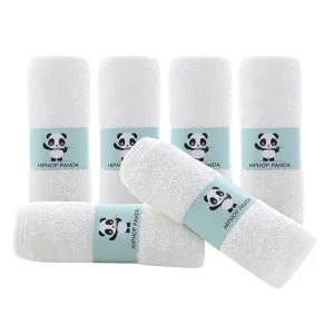 Baby Washcloths Woven Rayon Made Bamboo Ultra Soft Absorbent Quick Dry Eco Friendly Newborn Bath Face Towel Reusable Makeup