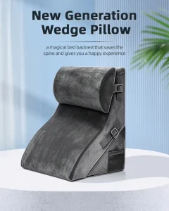 Back Support Adjustable High Density Foam Orthopedic Headboard Sleeping Reading Bed Wedge Back Leg Pain Relief Sitting Pillow