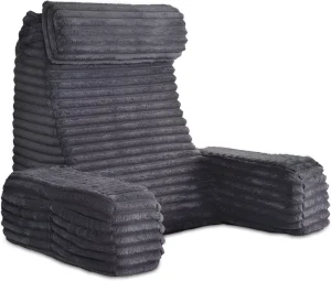Back Support Chair Pillow High Density Memory Foam Reading & Bed Rest Gaming Pillows for Bed Sitting up