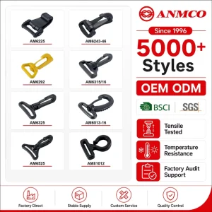Backpack Hook Outdoor Gear Custom Logo POM Adjustable Safety Durable Replacement Parts Connector OEM ODM Factory