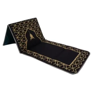 Backrest Padded Fold Anti slip Prayer Mat Carpet Tapis De Priere Islam Arabic Muslim Islamic Prayer Rug with Backrest