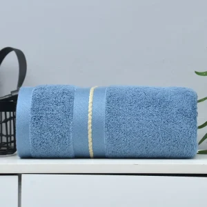 Bamboo Fiber Bath Towel 70-140cm Antibacterial Ultra Soft and Highly Absorbent Knitted for Home Use