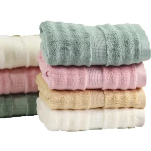 Bamboo Fiber Jacquard Soft Towel Bath Towel for Home Comfort and Sustainability Woven Technics