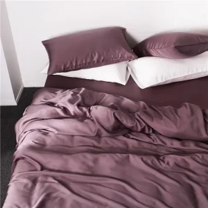 Bamboo Sheets Set 6PCs Queen Size Pure 100% Bamboo Cooling Sheets Silky Soft Flat and Fitted Sheets with 4 Pillowcases