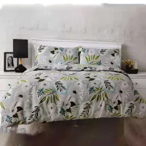 Bamboo and Polyester Collection Home Bed Set Comfortable Soft Bamboo Polyester Fabric Bedding Sheet Sets