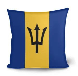 Barbados Flag Patriotic Decorations Throw Pillow Covers Farmhouse Independence Day Cushion Case for Couch Sofa Home Decor