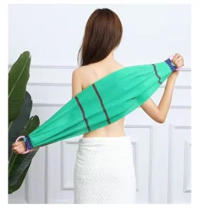Bath Accessories Long 90cm 105cm Back Scrubber Washcloth Coarse Surface PE Japanese Bath Exfoliating Washcloth Towel with Handle