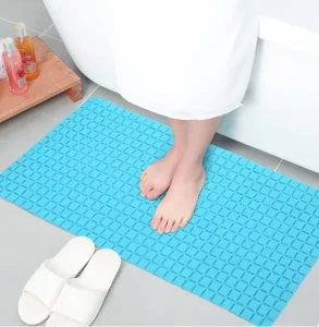 Bath Massage Pad Shower Mat Non Slip Shower Mats with Suction Cups and Drain Holes PVC Washable Shower Bathtub Mats