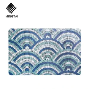 Bath Mat Bathroom Custom Size Color Fanshaped Pvc Rectangle Sustainable Machine MADE Casual,modern Modern Summer