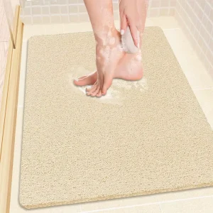 Bath Mat Customized Absorbent Anti slip Safety Bathtub Shower Mat Comfy Non Slip Bathmat