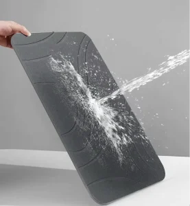 Bath Mat Diatom Stone Bath Mat Quick Drying Non Slip Stone Bath Mats for Bathroom