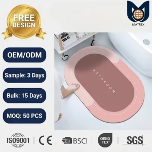 Bath Mat Factory Supply OEM Household Door Mat Rubber Non-slip Household Floor Mat