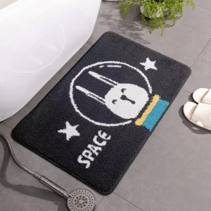 Bath Mat Rug Shower Rug Kitchen Mats TPE Rubber Backing Non slip Quick Dry Absorbent Eco Friendly Antibacterial Thin