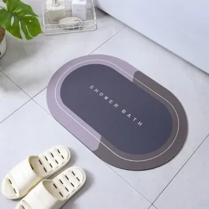 Bath Mat Super Absorbent Non Slip Bathroom Rug Quick Drying Bath Shower Rug Kitchen Entrance Door Mats Home Floor Mat Home Decor