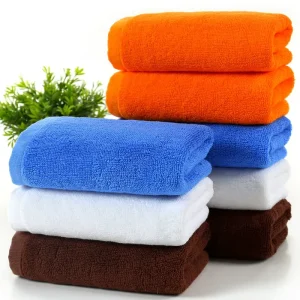 Bath Room 100% Cotton Towels White Hand Towel