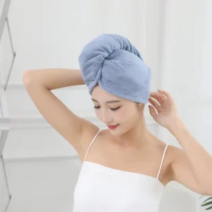 Bath Shower Cap Female Shampoo Hair Towel Thick Coral Velvet Super Absorbent Quick Dry Hair Cap