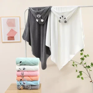 Bath Towel for Kids Hooded Bath Towel for Baby Multi color Option Soft Comfortable and Absorbent