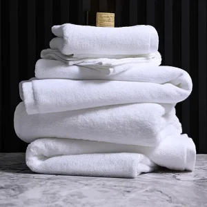 Bath Towels 100% Cotton Hand Face Washcloth White Hotel Custom Cotton Bath Towels Tub Mats