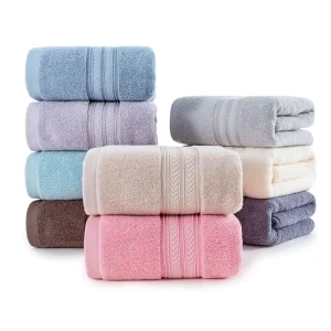 Bath Towels 100% Cotton for Bathroom Super Soft Shower Towels with Higher Absorbency