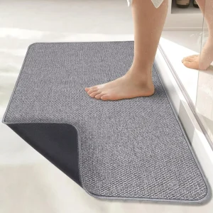 Bathroom Absorbent Foot Mat Nordic Diatomaceous Mud Bathroom Quick Drying Foot Mat Rectangle