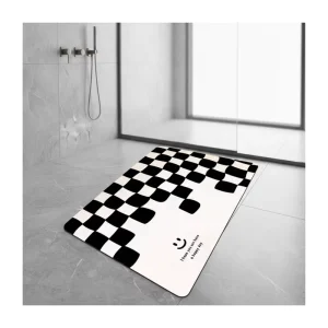 Bathroom Absorbent Mat Non Slip Super Absorbent Quick Dry Shower Rug Bath Mats Bathroom Rug