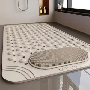 Bathroom Anti slip Mat Waterproof Bathroom Household Children’s Anti fall Hollow Foot Mat Bath Shower Room Toilet Floor Mat